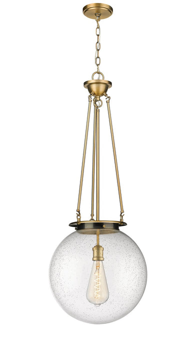 Innovations 221-1P-BB-G204-16 One Light Pendant, Brushed Brass