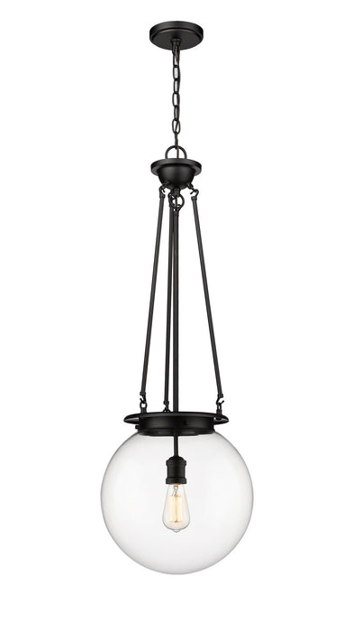 Innovations 221-1P-BK-G202-14 One Light Pendant, Matte Black