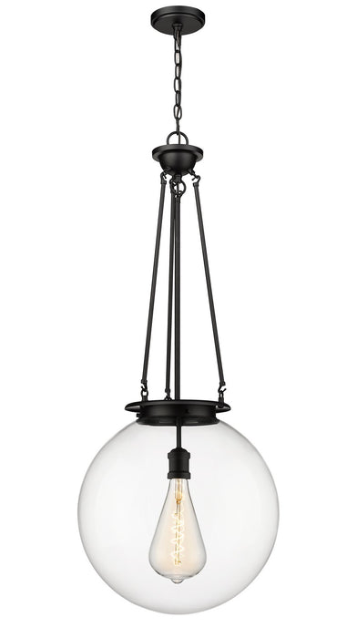 Innovations 221-1P-BK-G202-18 One Light Pendant, Matte Black