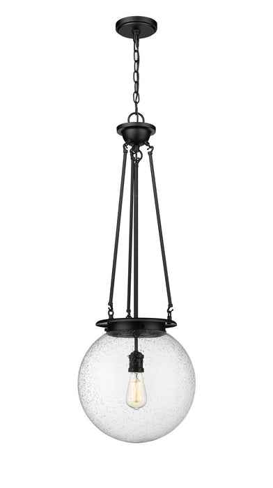 Innovations 221-1P-BK-G204-14 One Light Pendant, Matte Black