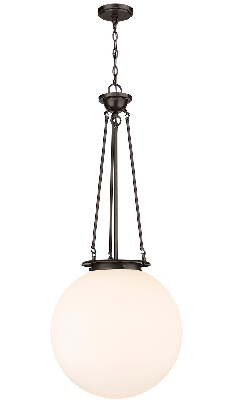 Innovations 221-1P-OB-G201-18 One Light Pendant, Oil Rubbed Bronze
