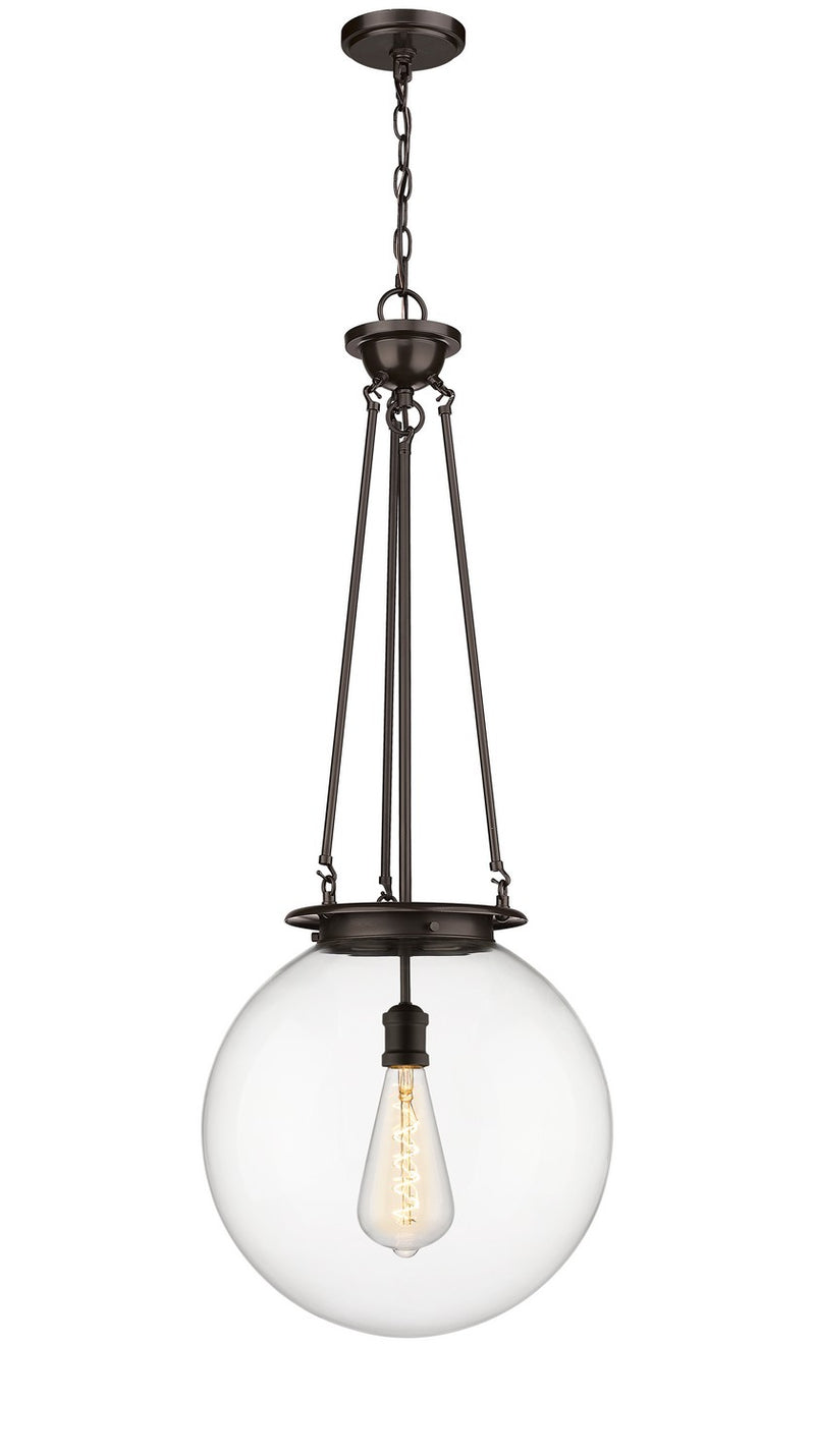 Innovations 221-1P-OB-G202-16 One Light Pendant, Oil Rubbed Bronze