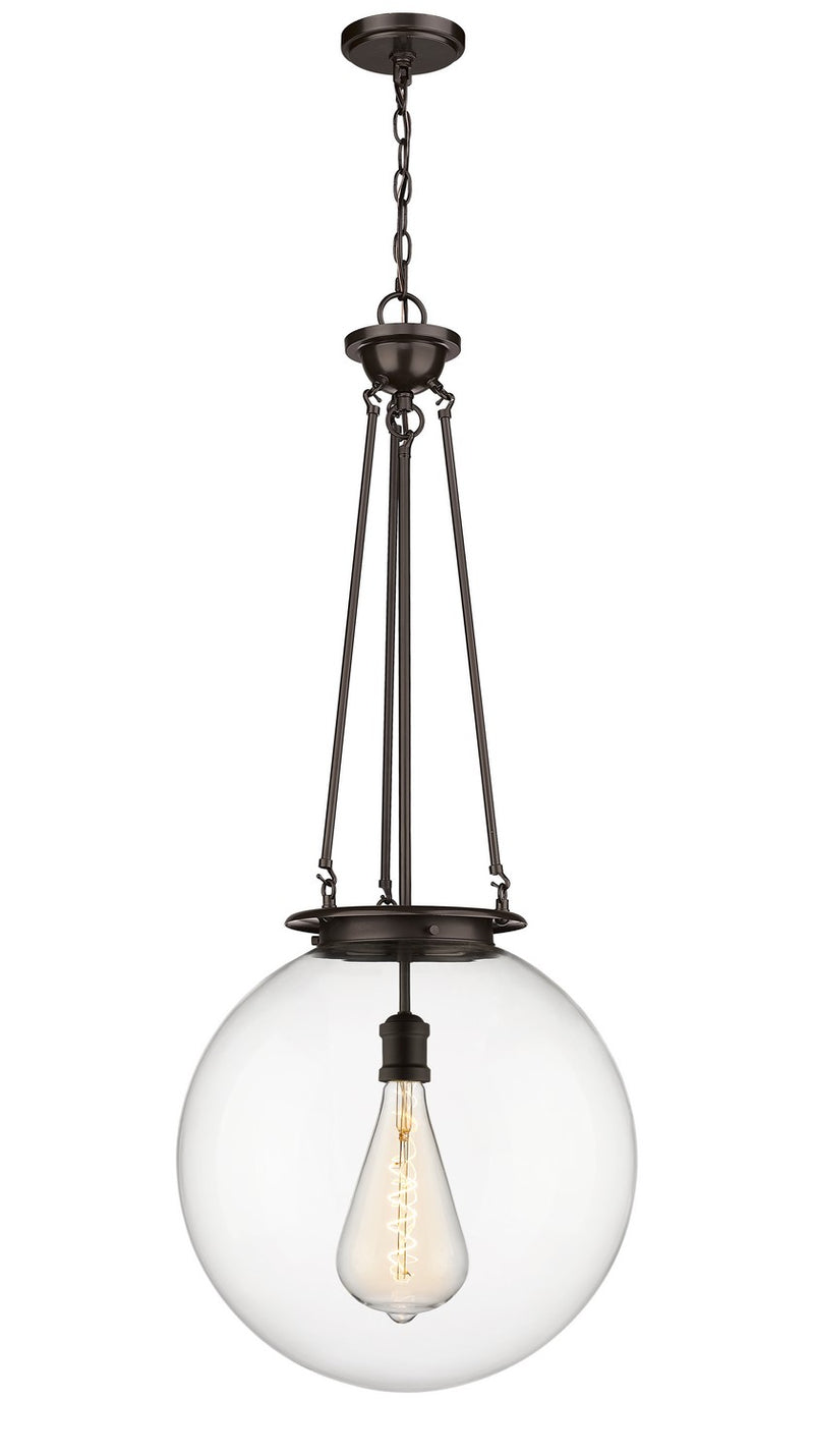 Innovations 221-1P-OB-G202-18 One Light Pendant, Oil Rubbed Bronze