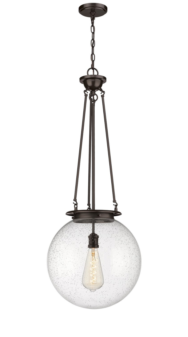 Innovations 221-1P-OB-G204-16 One Light Pendant, Oil Rubbed Bronze