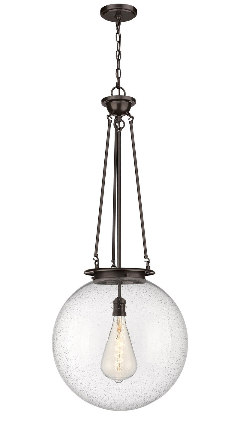 Innovations 221-1P-OB-G204-18 One Light Pendant, Oil Rubbed Bronze