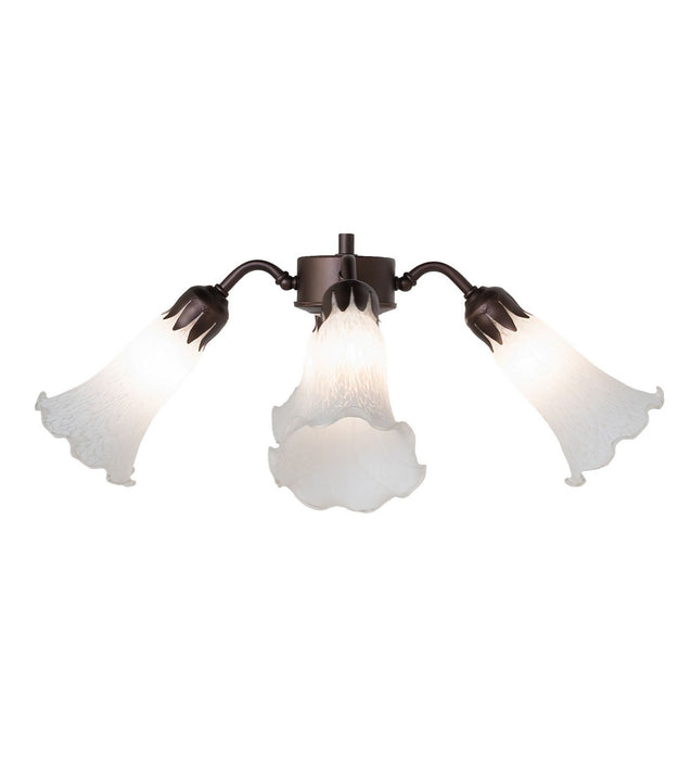 Meyda Tiffany 247652 Four Light Fan Light, Mahogany Bronze