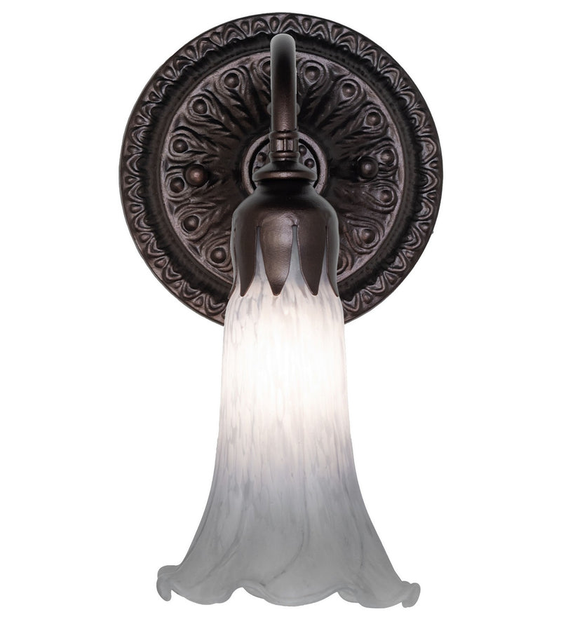 Meyda Tiffany 251863 One Light Wall Sconce, Mahogany Bronze