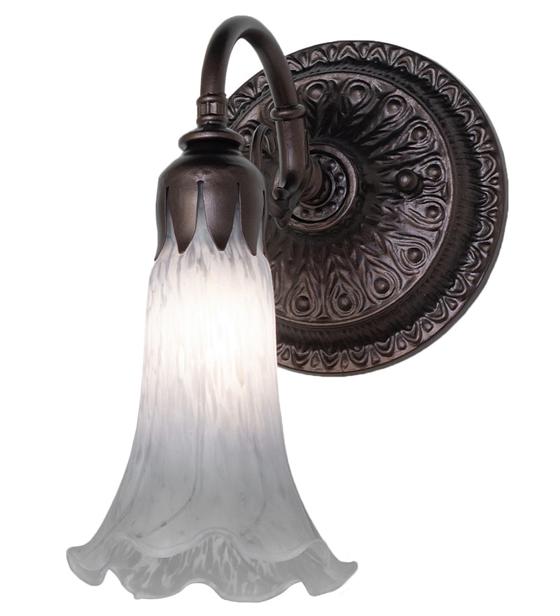 Meyda Tiffany 251863 One Light Wall Sconce, Mahogany Bronze