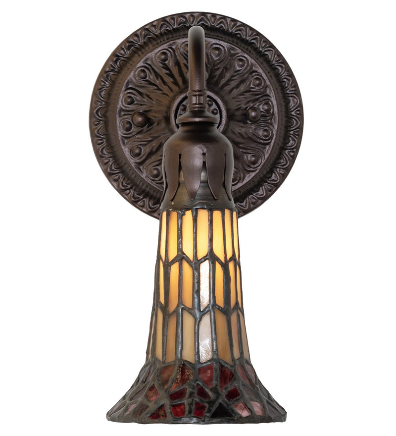 Meyda Tiffany 251865 One Light Wall Sconce, Mahogany Bronze