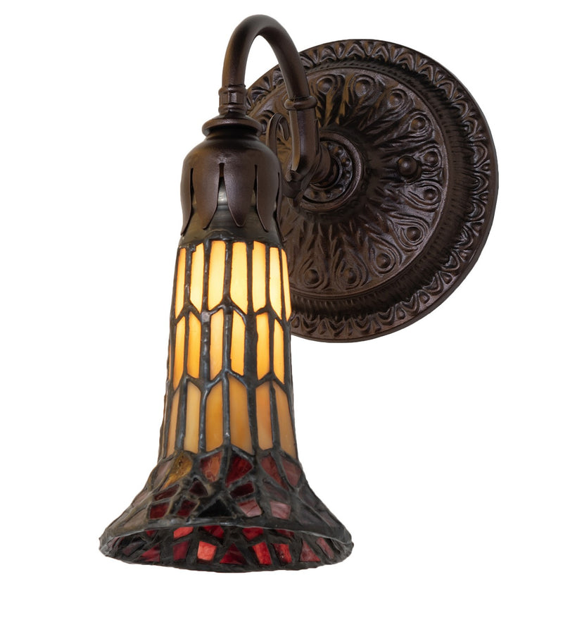 Meyda Tiffany 251865 One Light Wall Sconce, Mahogany Bronze