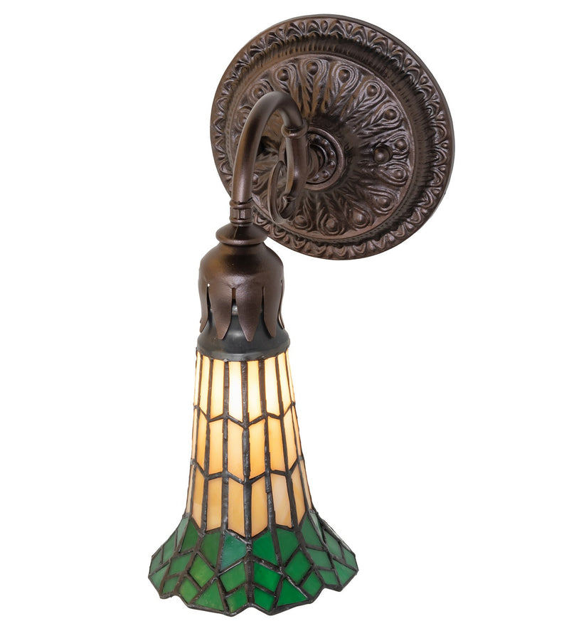 Meyda Tiffany 251866 One Light Wall Sconce, Mahogany Bronze