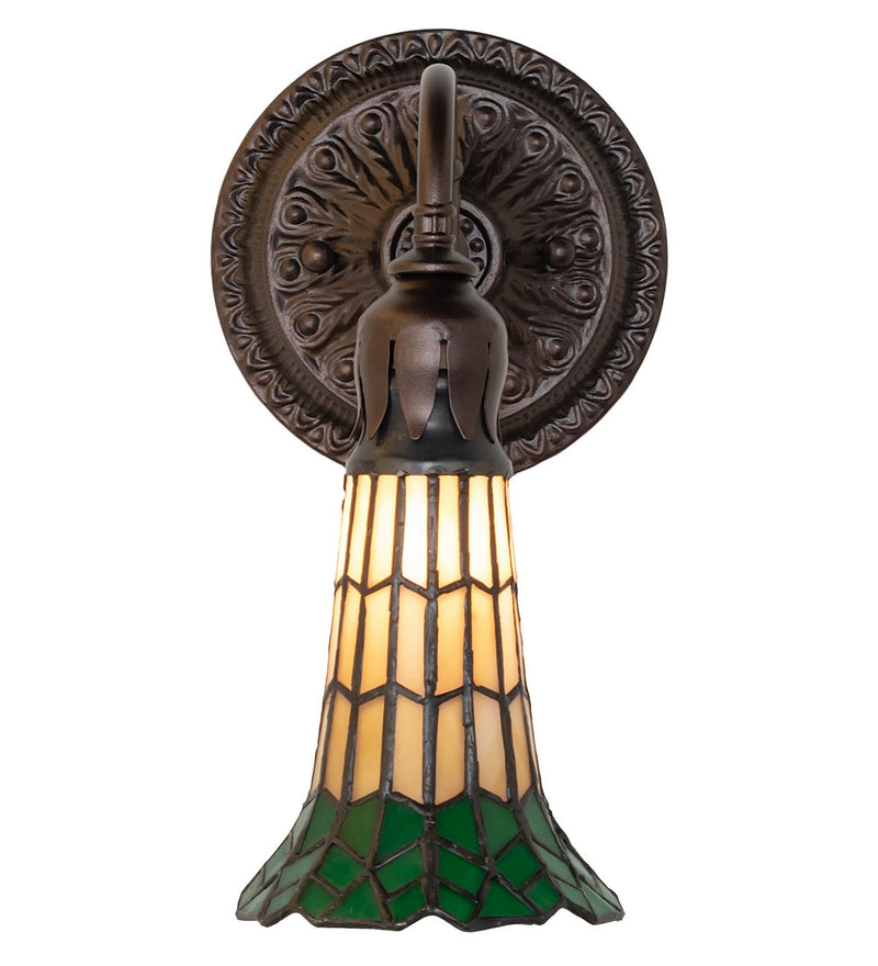 Meyda Tiffany 251866 One Light Wall Sconce, Mahogany Bronze