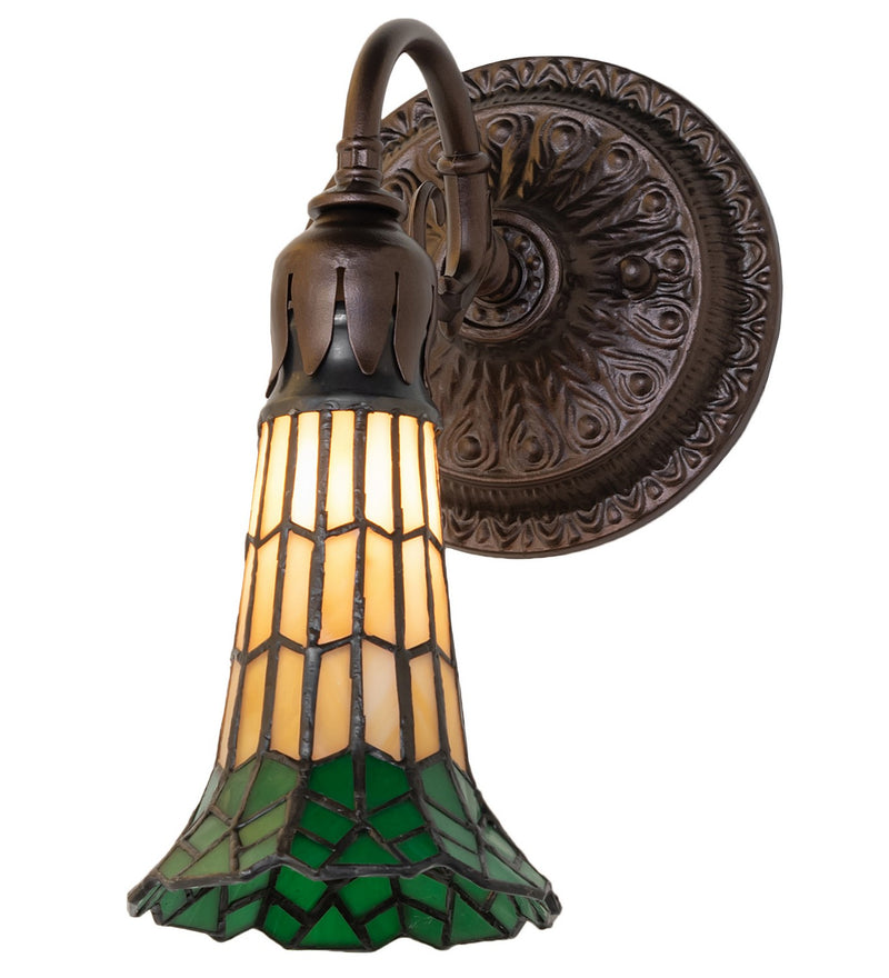 Meyda Tiffany 251866 One Light Wall Sconce, Mahogany Bronze