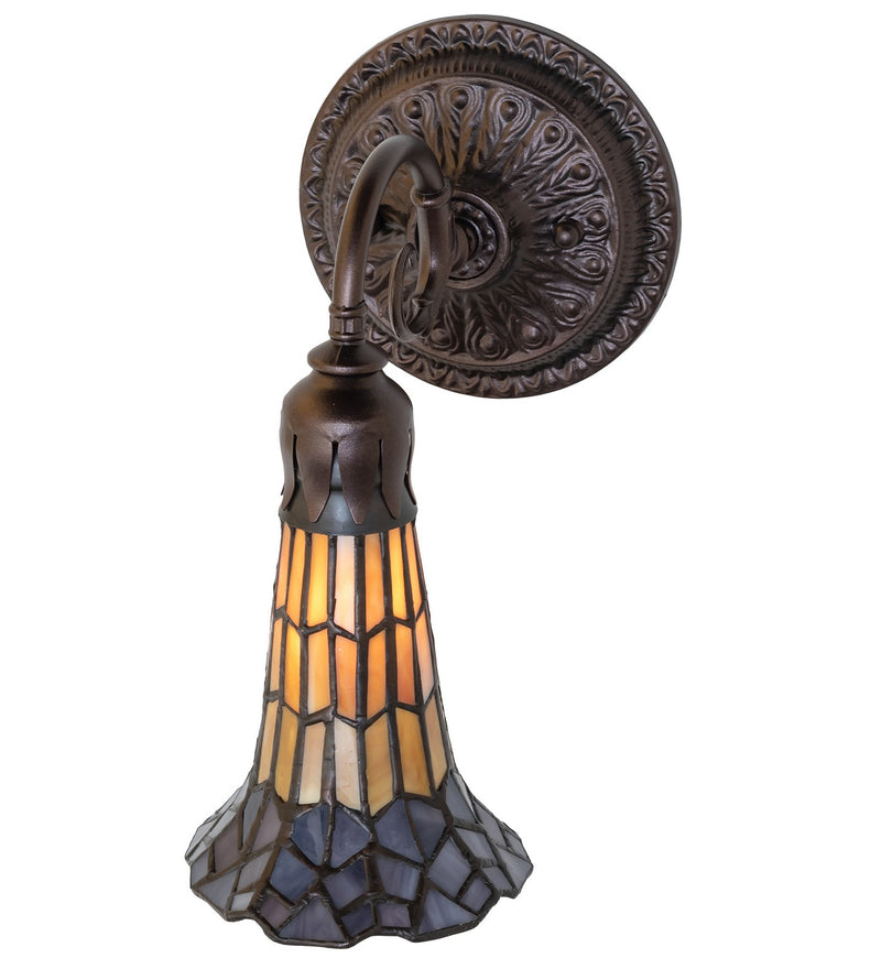 Meyda Tiffany 251868 One Light Wall Sconce, Mahogany Bronze