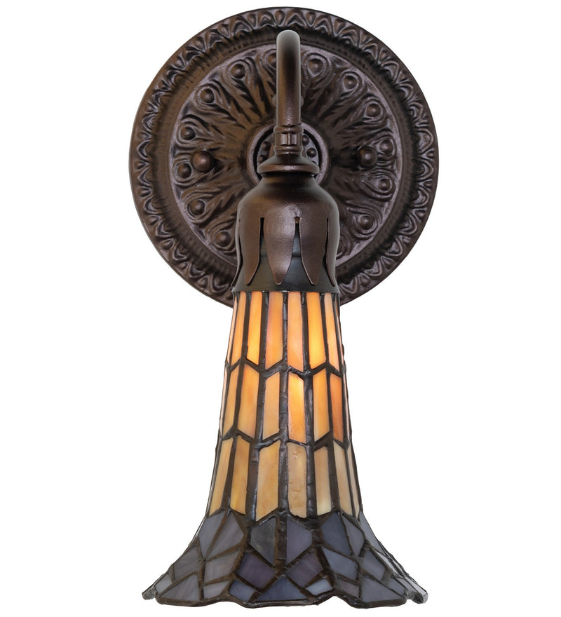 Meyda Tiffany 251868 One Light Wall Sconce, Mahogany Bronze