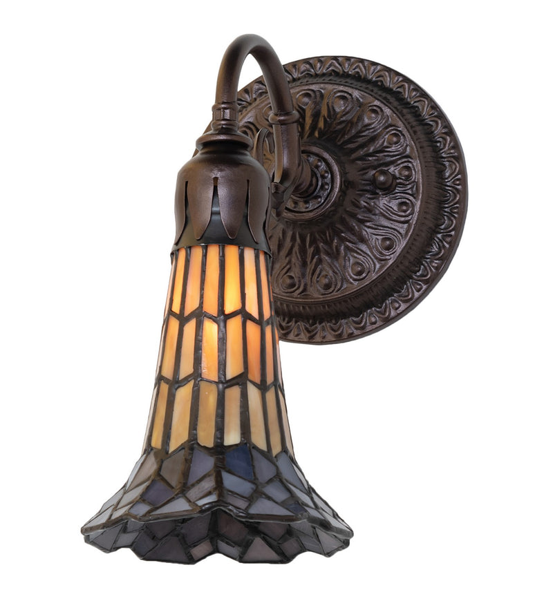 Meyda Tiffany 251868 One Light Wall Sconce, Mahogany Bronze