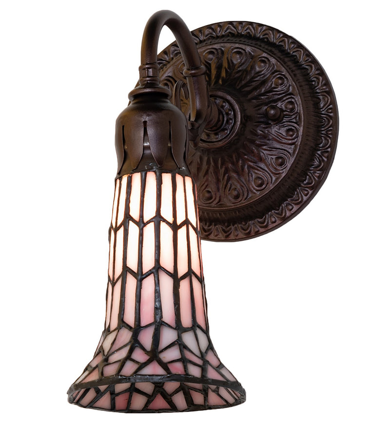 Meyda Tiffany 251870 One Light Wall Sconce, Mahogany Bronze