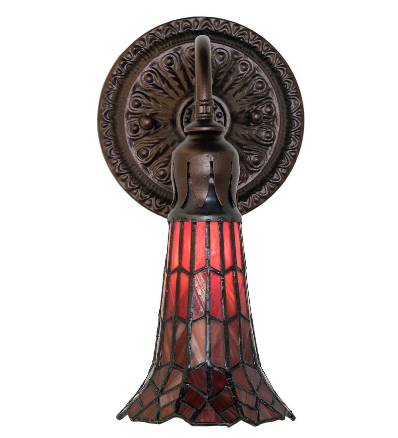 Meyda Tiffany 251872 One Light Wall Sconce, Mahogany Bronze
