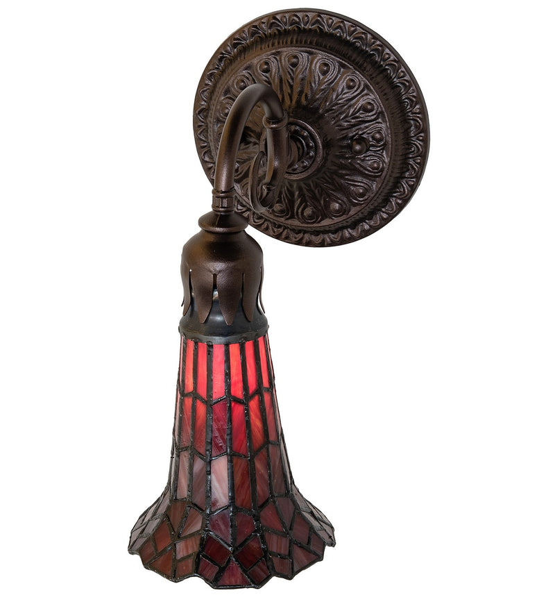 Meyda Tiffany 251872 One Light Wall Sconce, Mahogany Bronze
