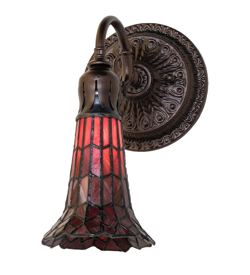 Meyda Tiffany 251872 One Light Wall Sconce, Mahogany Bronze