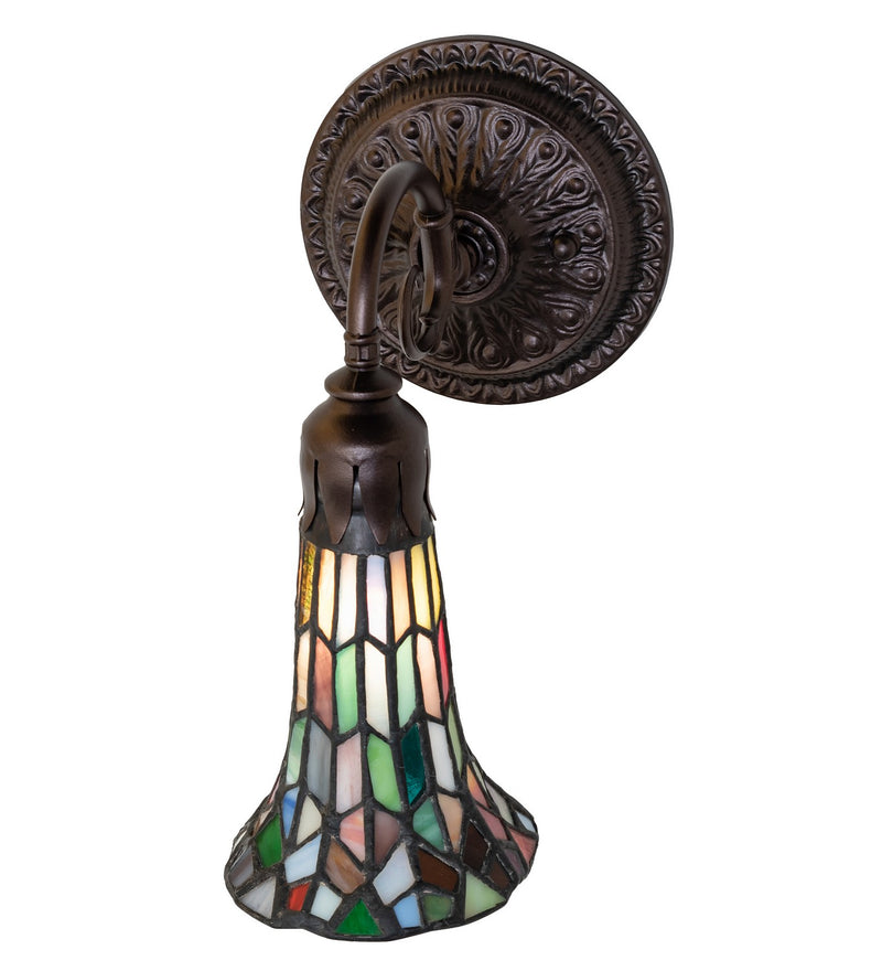 Meyda Tiffany 251873 One Light Wall Sconce, Mahogany Bronze