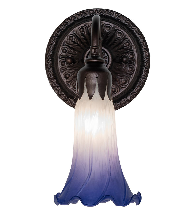 Meyda Tiffany 251874 One Light Wall Sconce, Mahogany Bronze