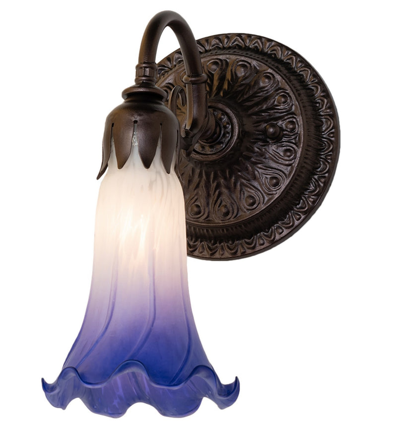 Meyda Tiffany 251874 One Light Wall Sconce, Mahogany Bronze