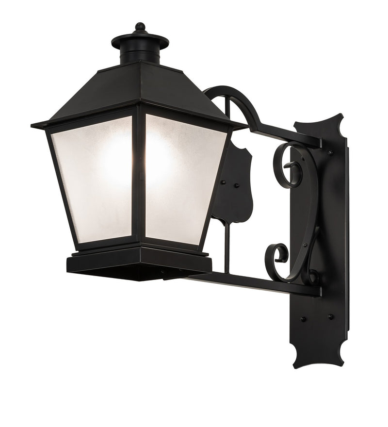 Meyda Tiffany 252970 One Light Wall Sconce, Blackwash