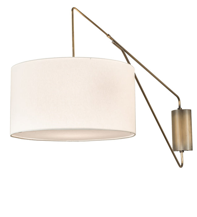 Meyda Tiffany 254392 One Light Wall Sconce, Antique Brass