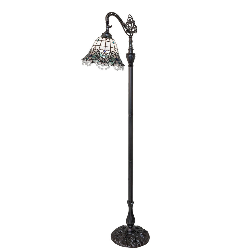 Meyda Tiffany 255705 One Light Floor Lamp, Mahogany Bronze
