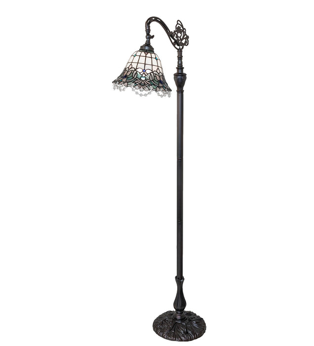 Meyda Tiffany 255705 One Light Floor Lamp, Mahogany Bronze