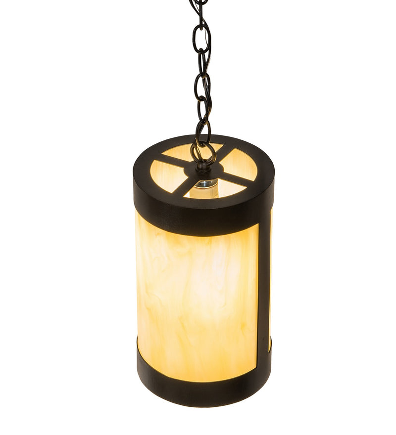 Meyda Tiffany 256975 One Light Mini Pendant, Textured Black