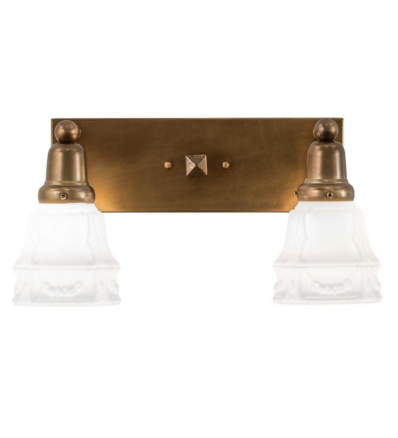 Meyda Tiffany 257231 Two Light Wall Sconce, Brass