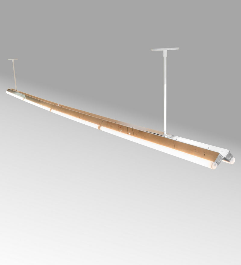 Meyda Tiffany 257336 LED Pendant, Polished Chrome & White