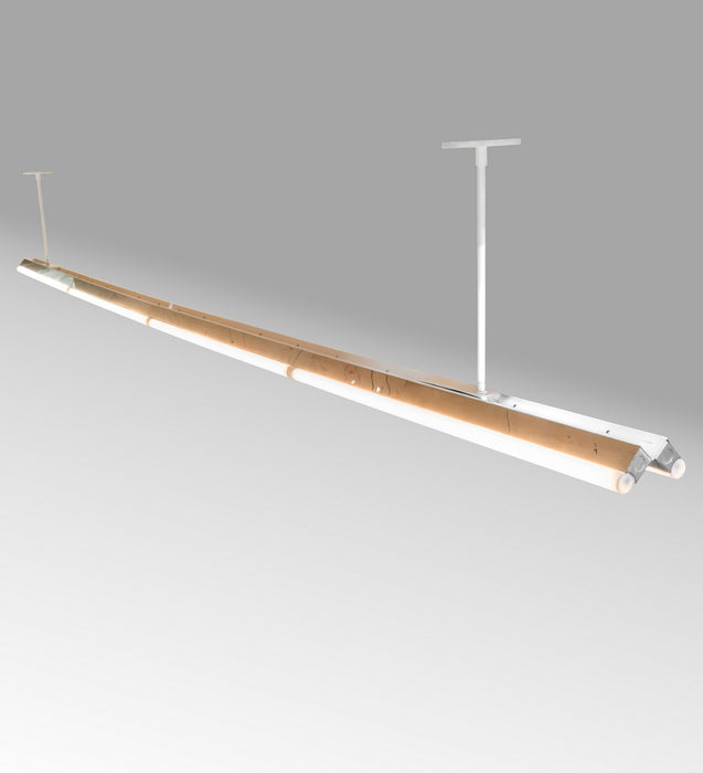 Meyda Tiffany 257336 LED Pendant, Polished Chrome & White