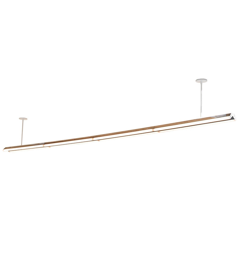 Meyda Tiffany 257336 LED Pendant, Polished Chrome & White