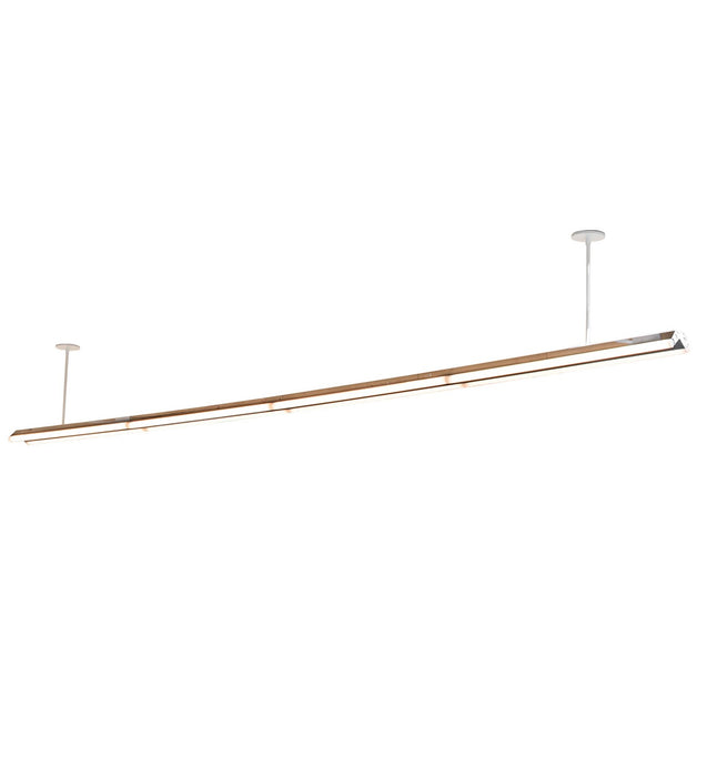 Meyda Tiffany 257336 LED Pendant, Polished Chrome & White