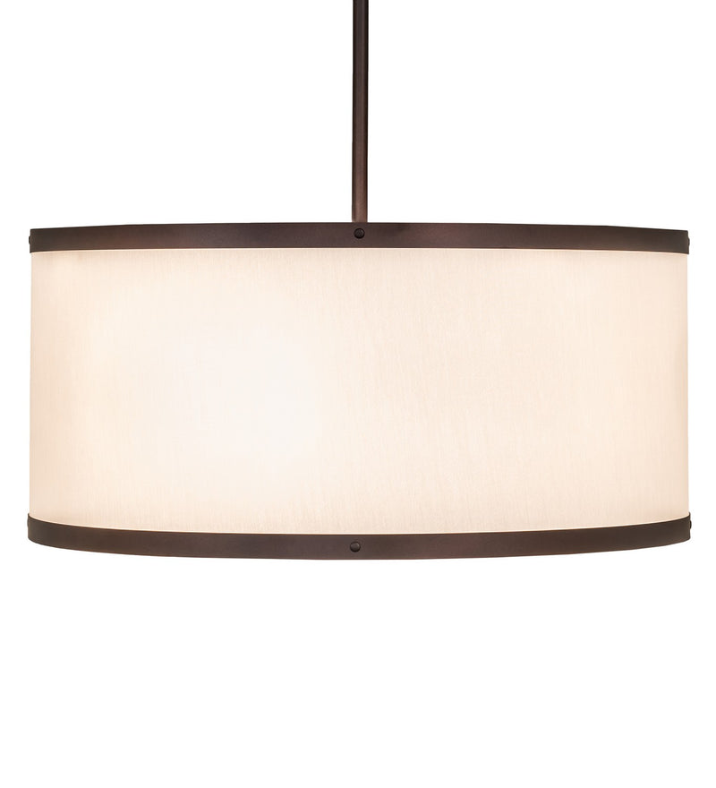 Meyda Tiffany 258693 Four Light Pendant, Mahogany Bronze