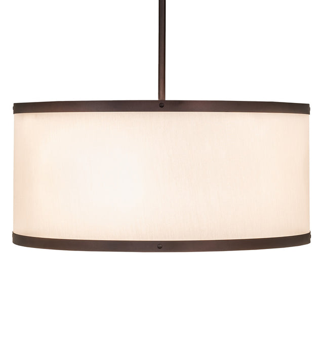 Meyda Tiffany 258693 Four Light Pendant, Mahogany Bronze