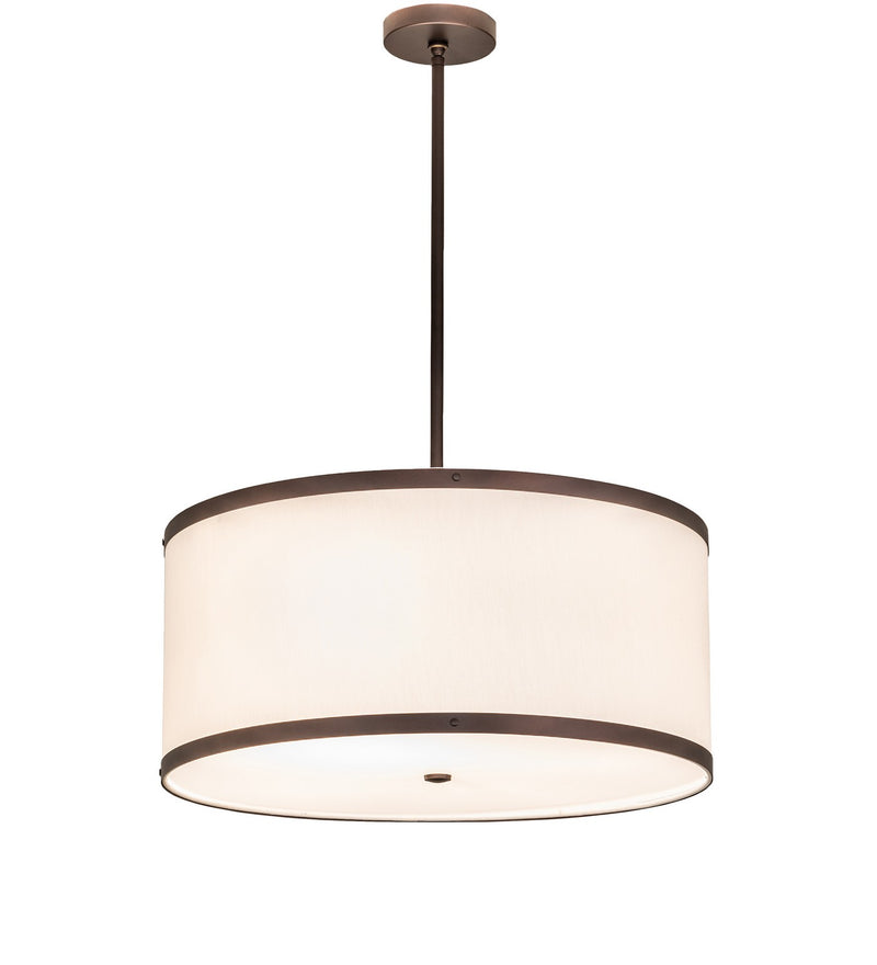 Meyda Tiffany 258693 Four Light Pendant, Mahogany Bronze