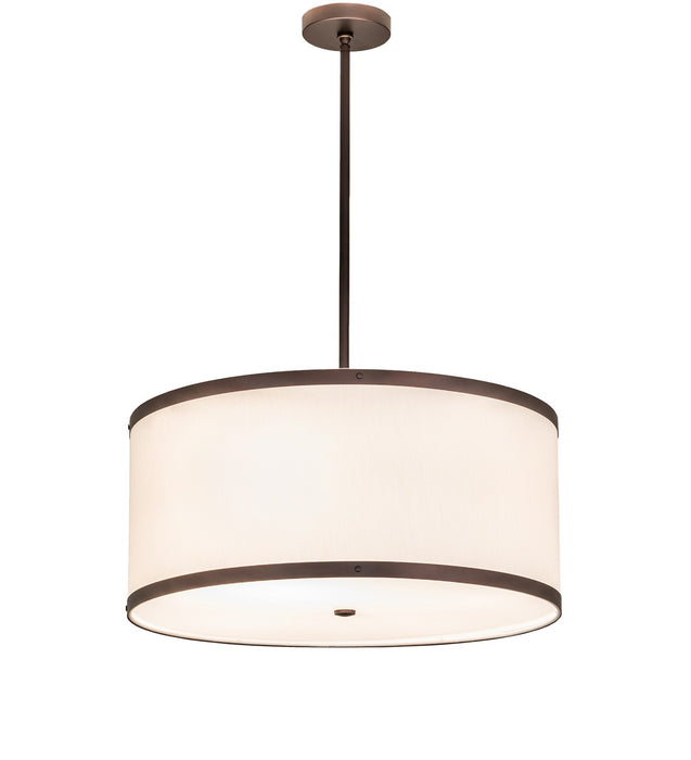 Meyda Tiffany 258693 Four Light Pendant, Mahogany Bronze