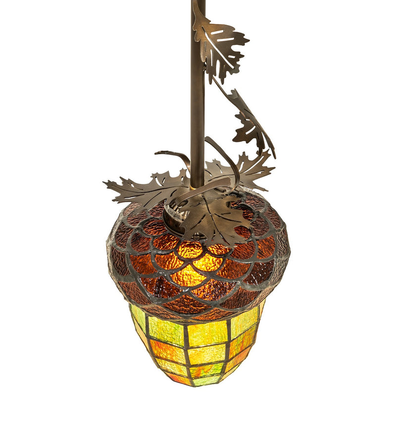 Meyda Tiffany 258896 One Light Mini Pendant, Antique Copper