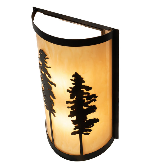Meyda Tiffany 259057 LED Wall Sconce, Light Burnished Antique Copper