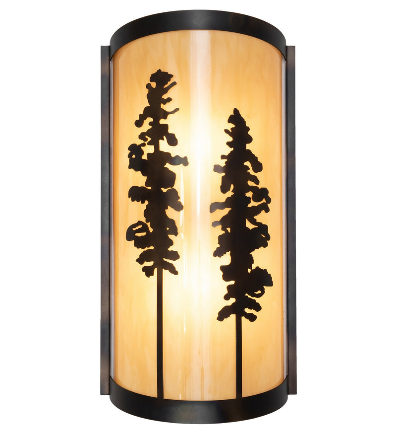 Meyda Tiffany 259057 LED Wall Sconce, Light Burnished Antique Copper