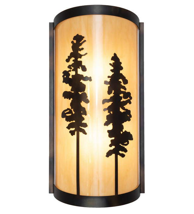 Meyda Tiffany 259057 LED Wall Sconce, Light Burnished Antique Copper