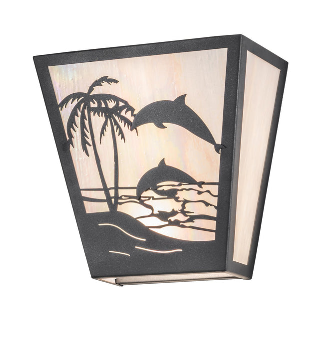 Meyda Tiffany 259292 Two Light Wall Sconce, Gunmetal Gray