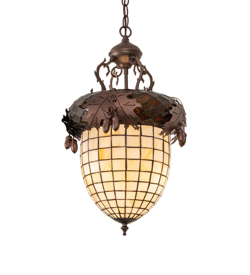 Meyda Tiffany 259436 Three Light Pendant, Mahogany Bronze
