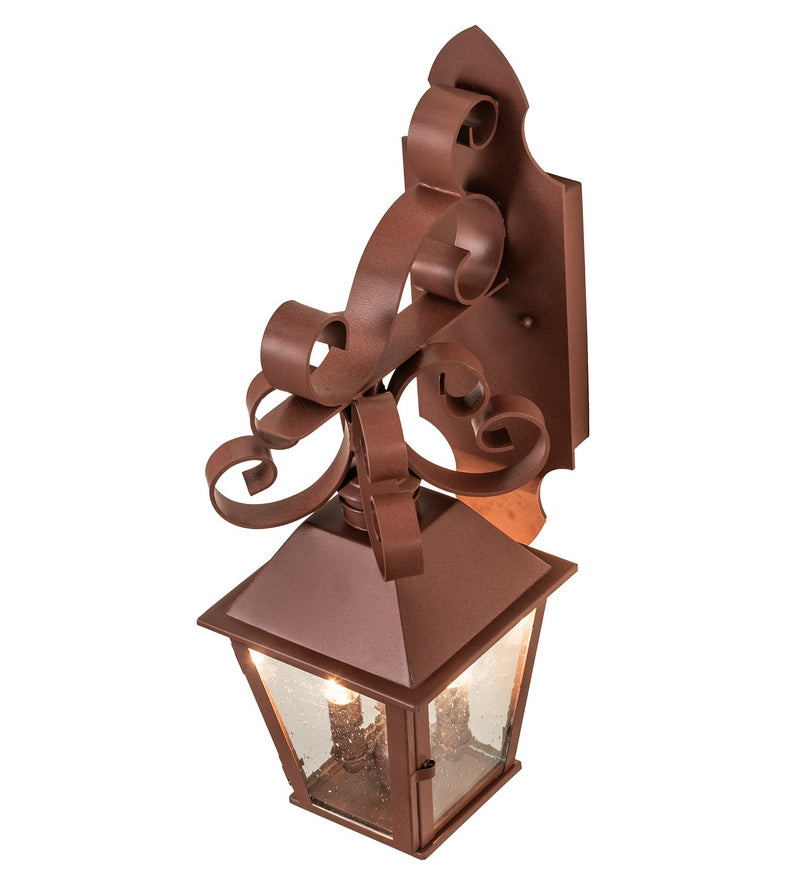 Meyda Tiffany 259487 Two Light Wall Sconce, Rust