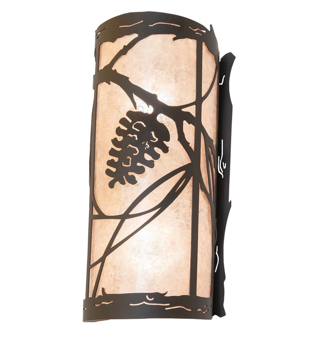 Meyda Tiffany 259961 Two Light Wall Sconce, Oil Rubbed Bronze
