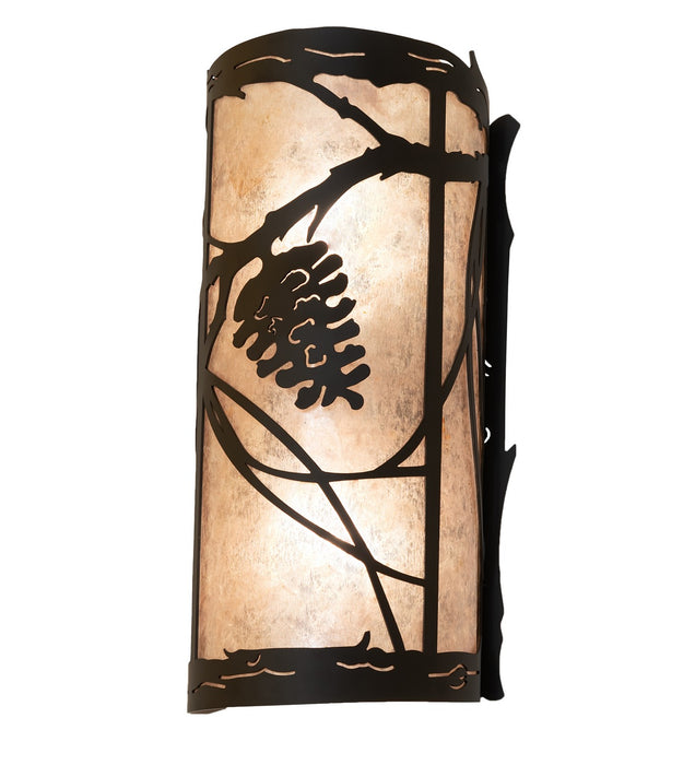 Meyda Tiffany 260256 Two Light Wall Sconce, Oil Rubbed Bronze